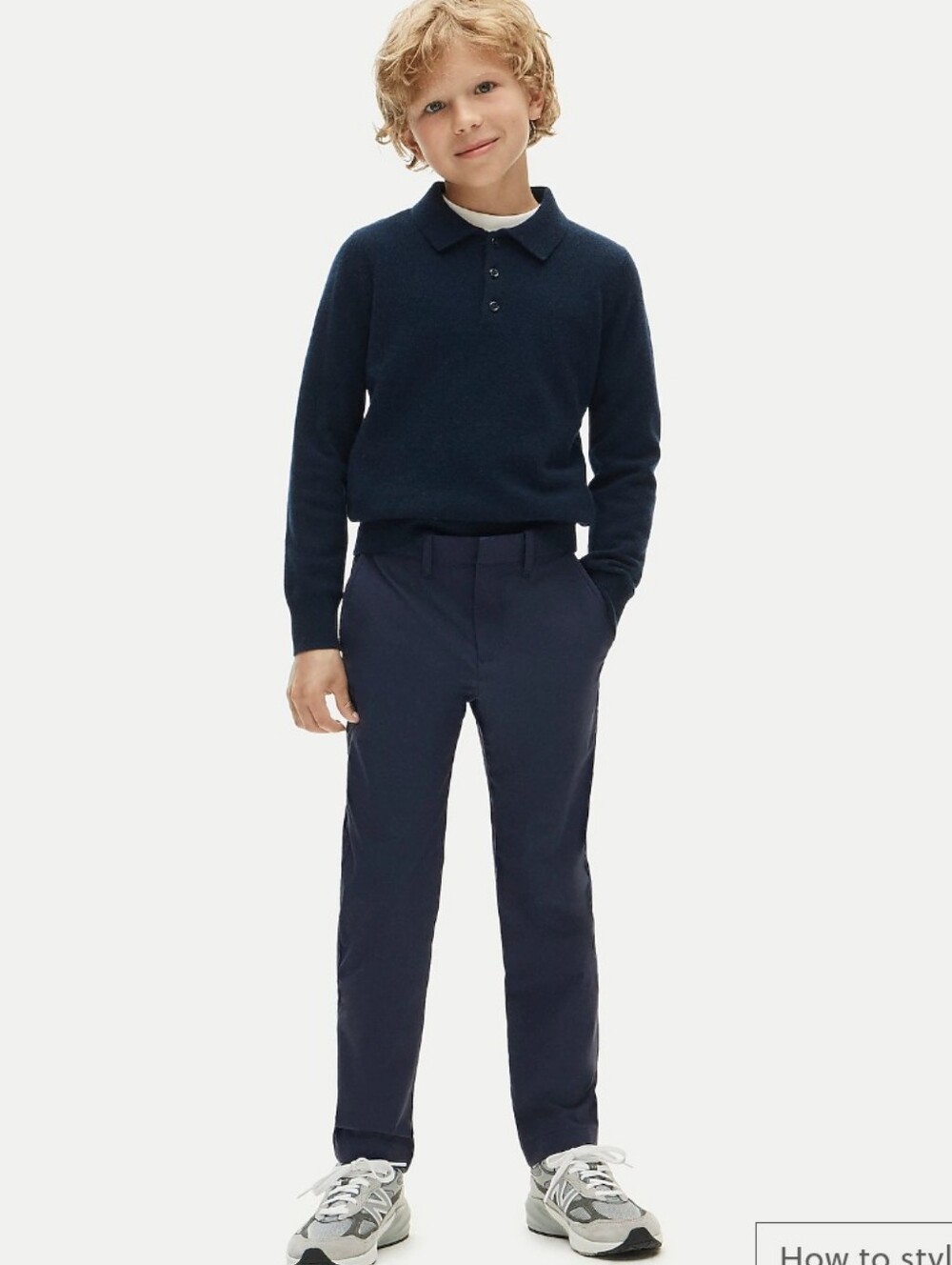 J Crew Crewcuts Boys' slim-fit tech pant BO027 Size 14 Navy